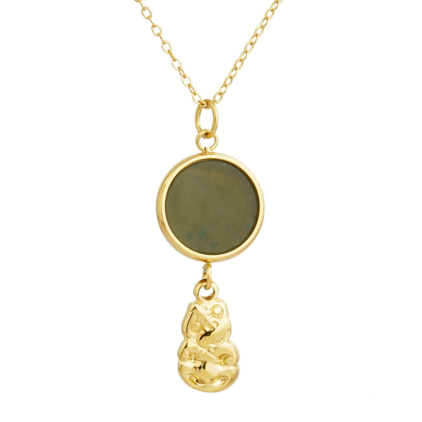 Pounamu Tiki Necklace