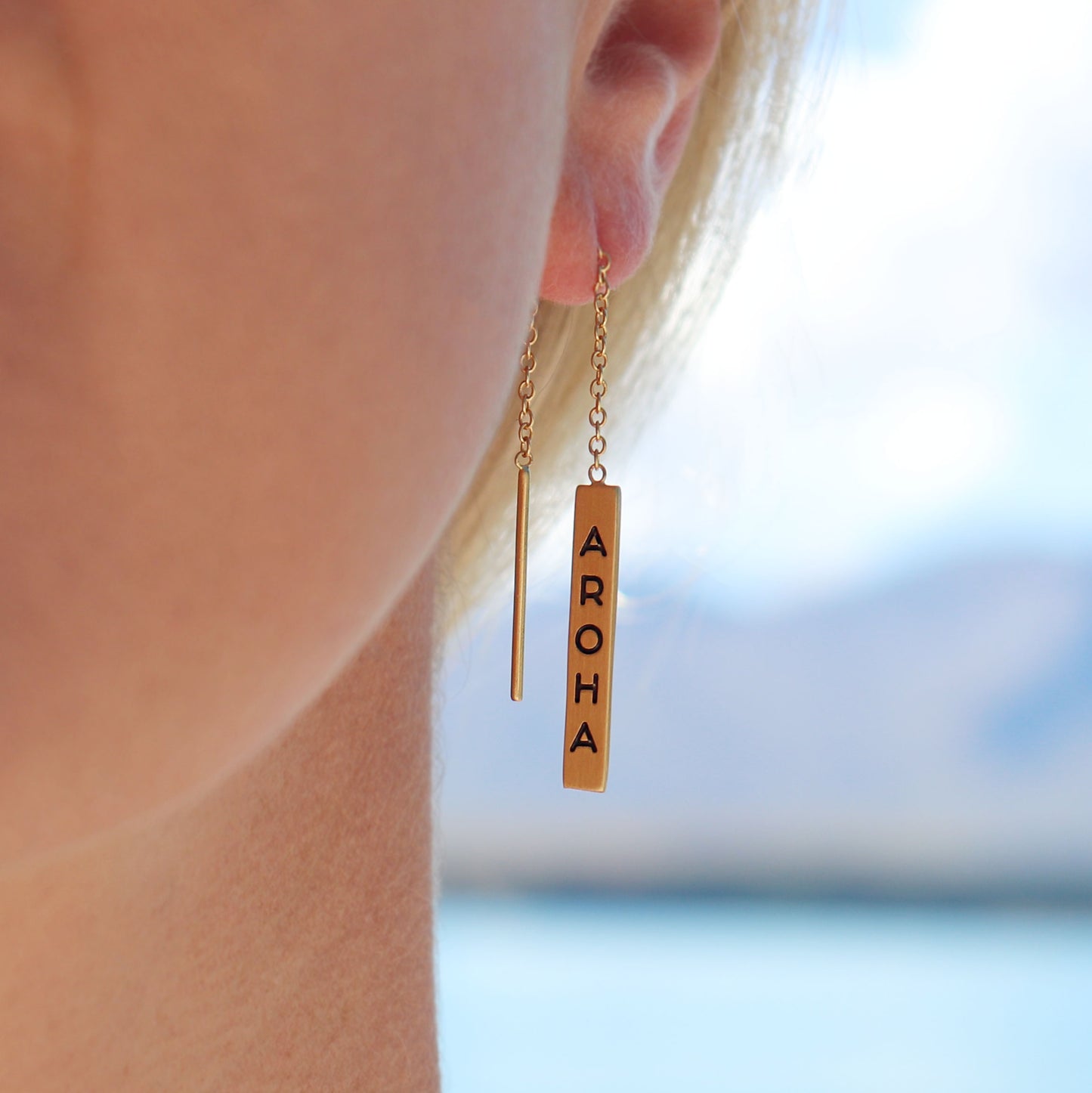 Aroha – Love – Thread Earrings
