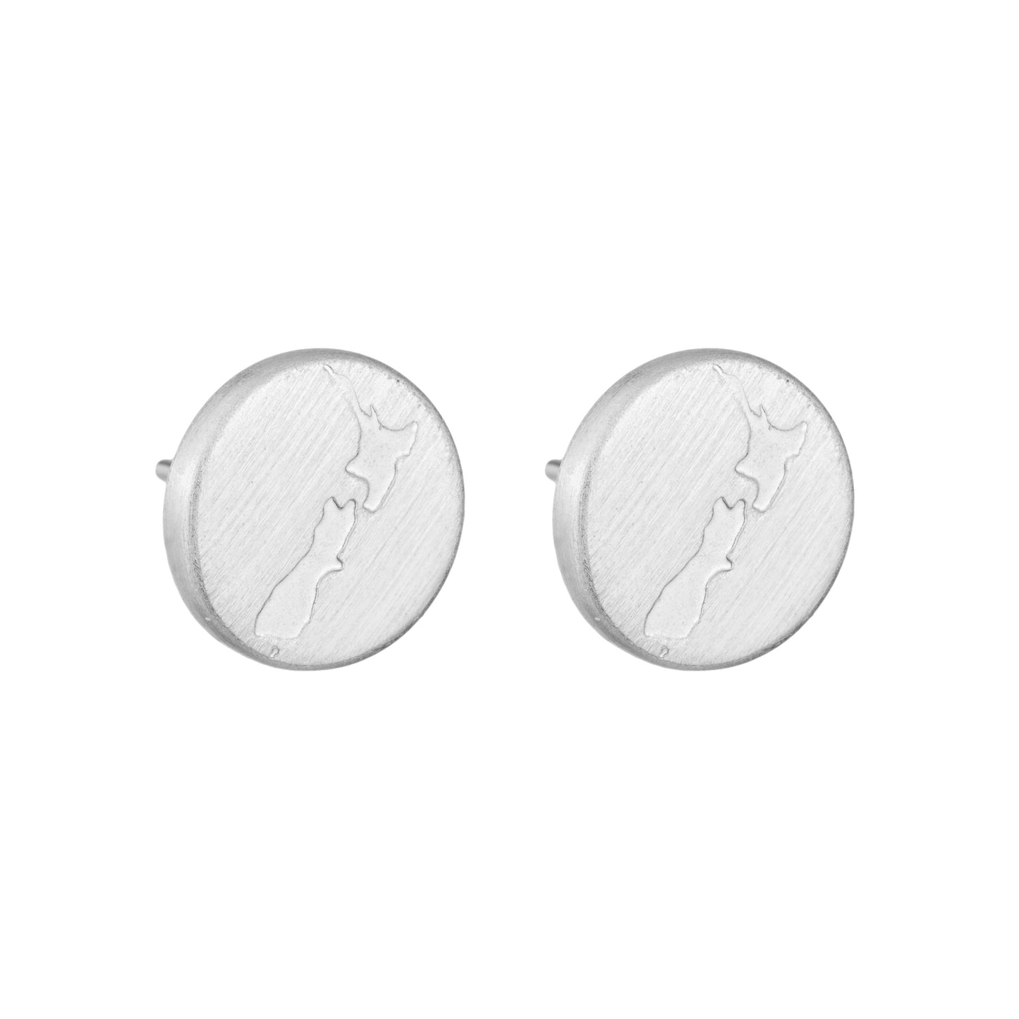 Round New Zealand/Aotearoa Map Studs