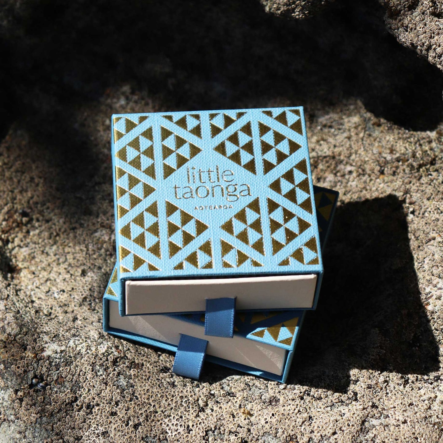 Sterling Silver Paua Tiki Studs