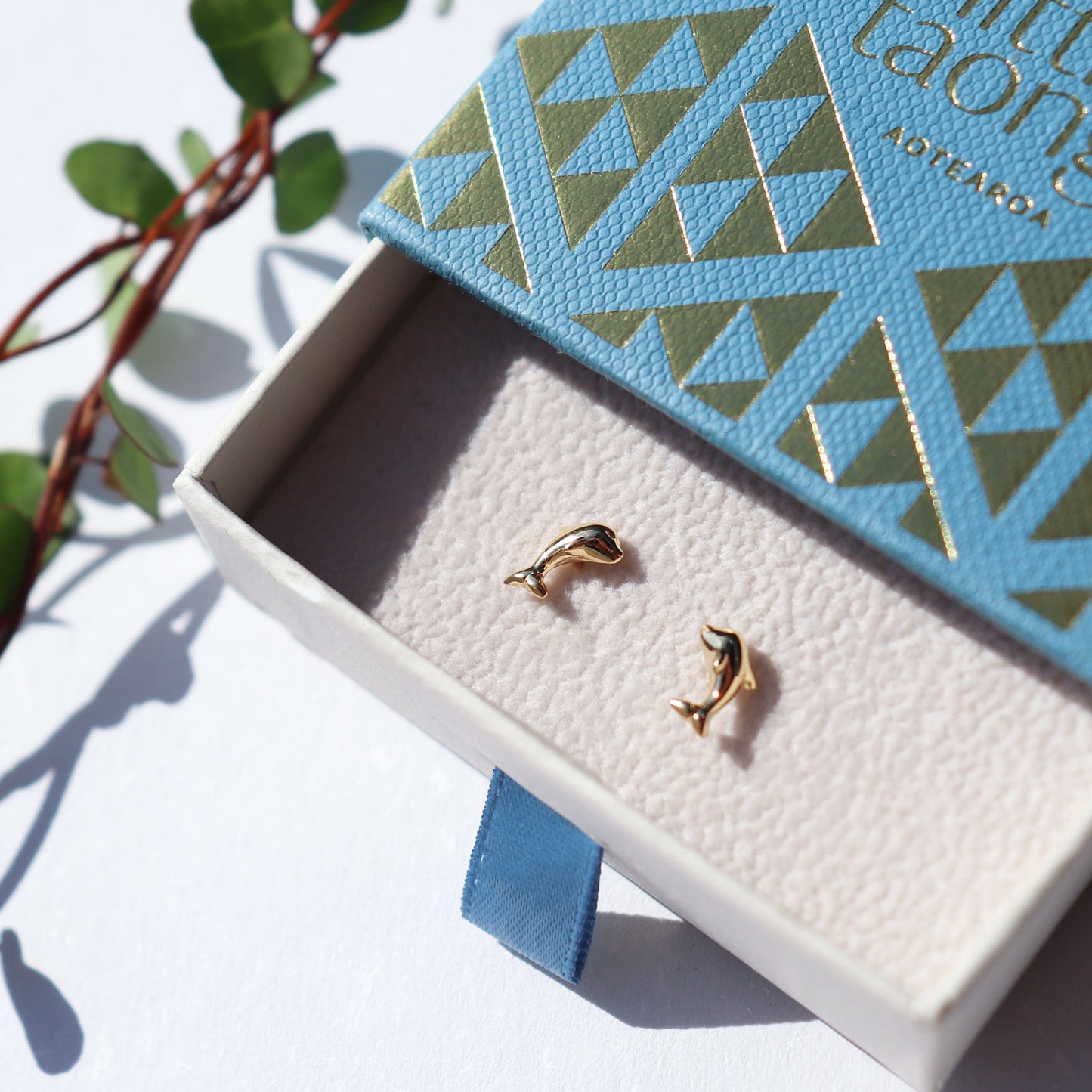 Dolphin Petite Studs