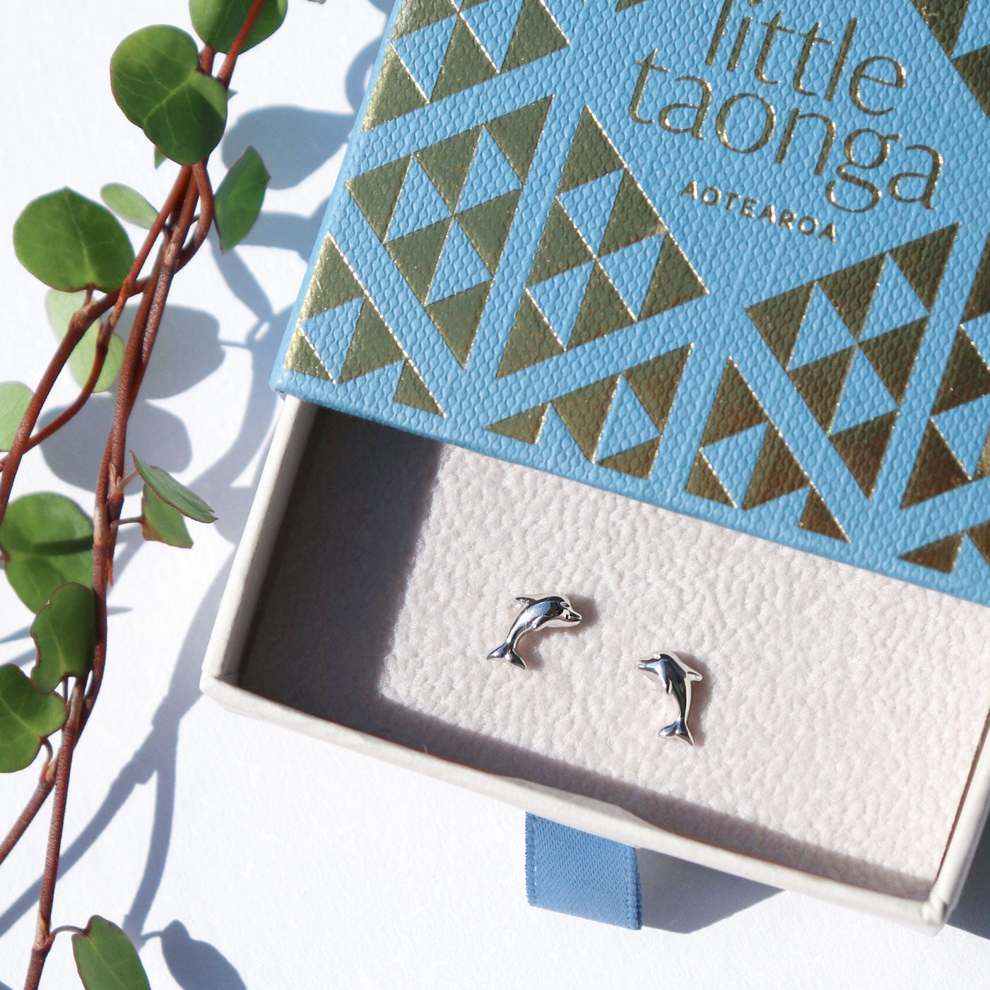 Dolphin Petite Studs
