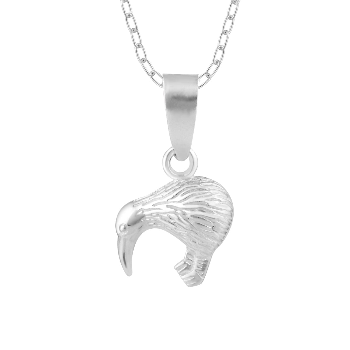 Sterling Silver Kiwi Necklace – Little Taonga