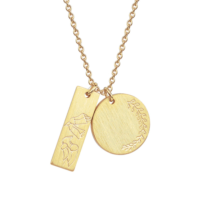 Kowhai Spring Necklace Little Taonga