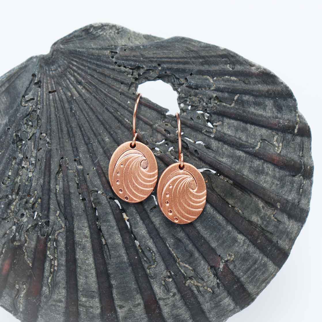 Paua Pendant Earrings