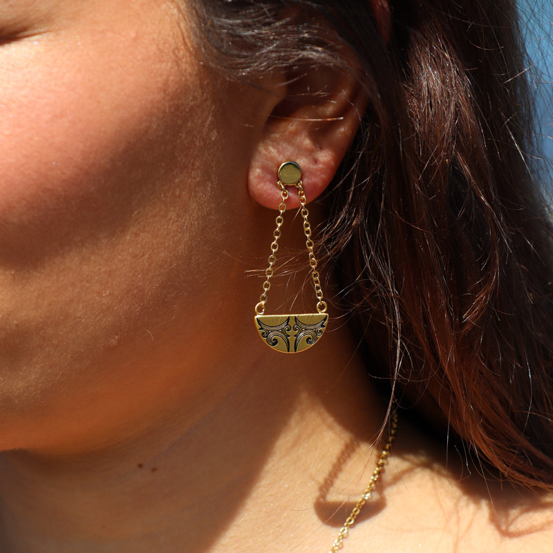 Kauae Breastplate Earrings