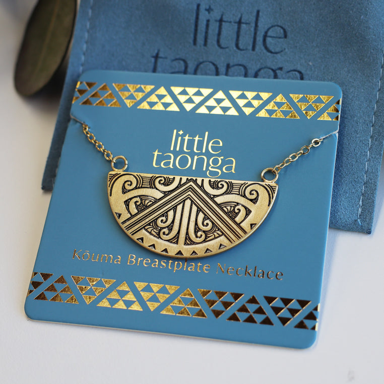 Maunga-nui Breastplate Necklace