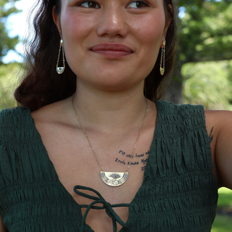Huia Breastplate Necklace