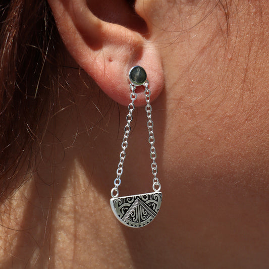 Maunga-nui Breastplate Earrings