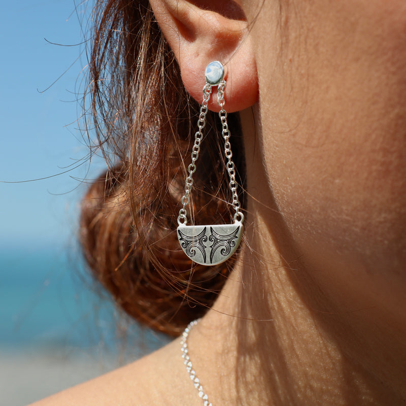 Kauae Breastplate Earrings