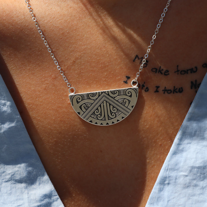 Maunga-nui Breastplate Necklace