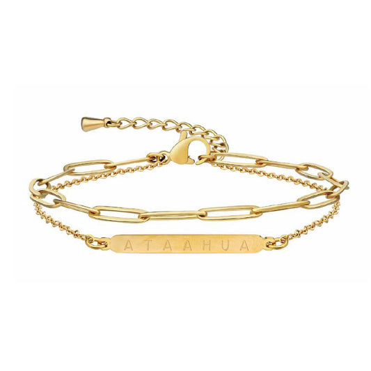 Ātaahua Double Chain Bracelet