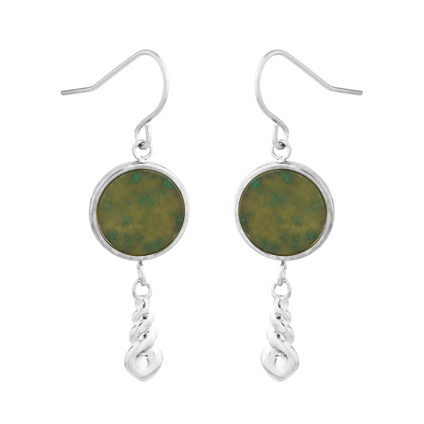 Pounamu Triple Twist Earrings