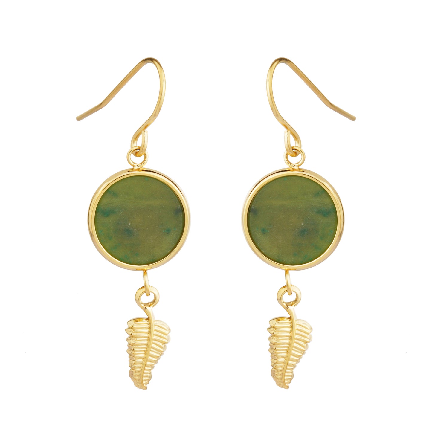 Pounamu Fern Earrings