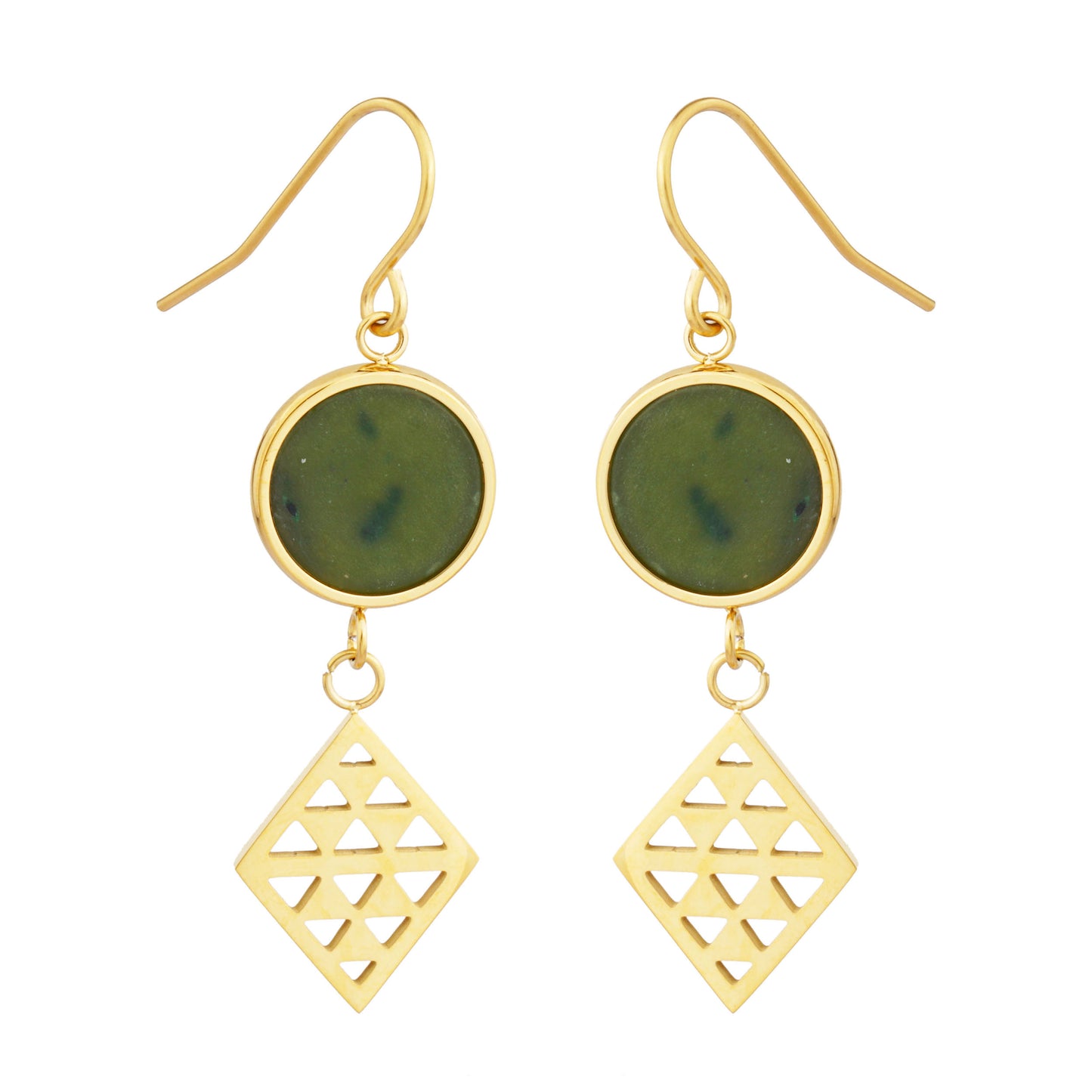 Pounamu Niho Earrings
