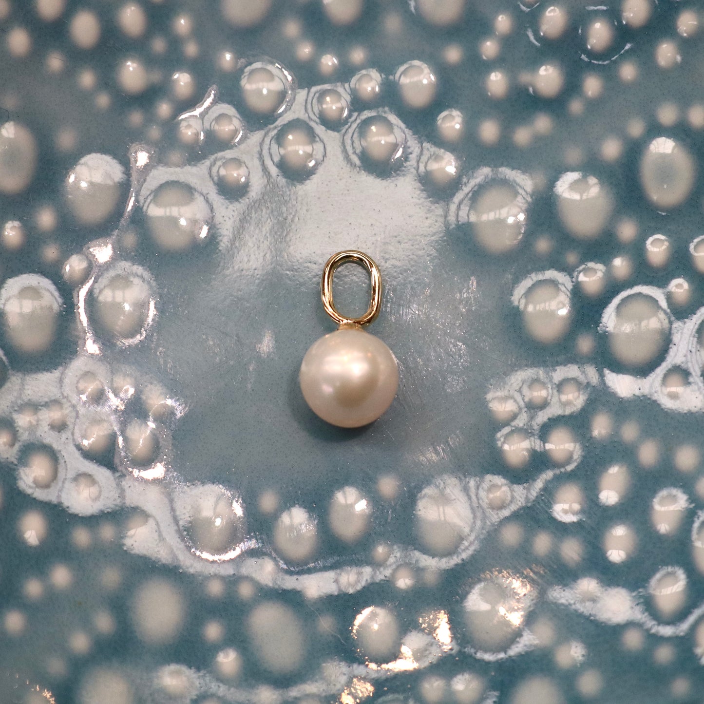 Fresh Water Pearl Charm - Gold