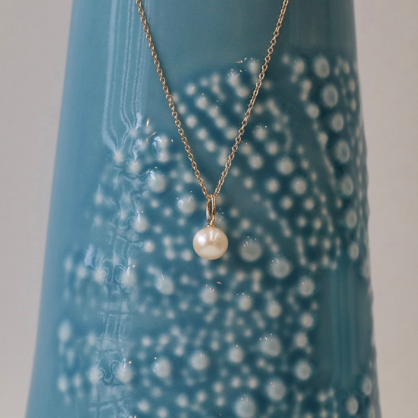 Fresh Water Pearl Necklace - Gold