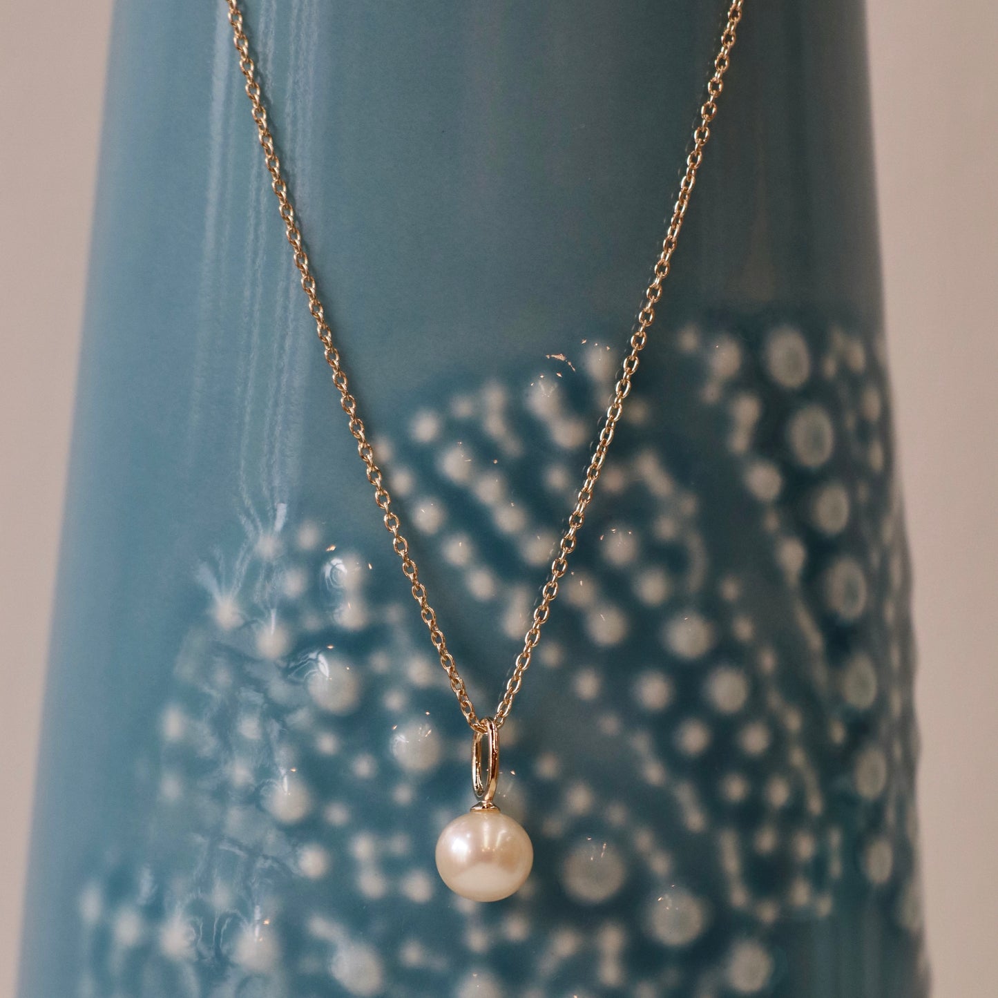 Fresh Water Pearl Necklace - Gold