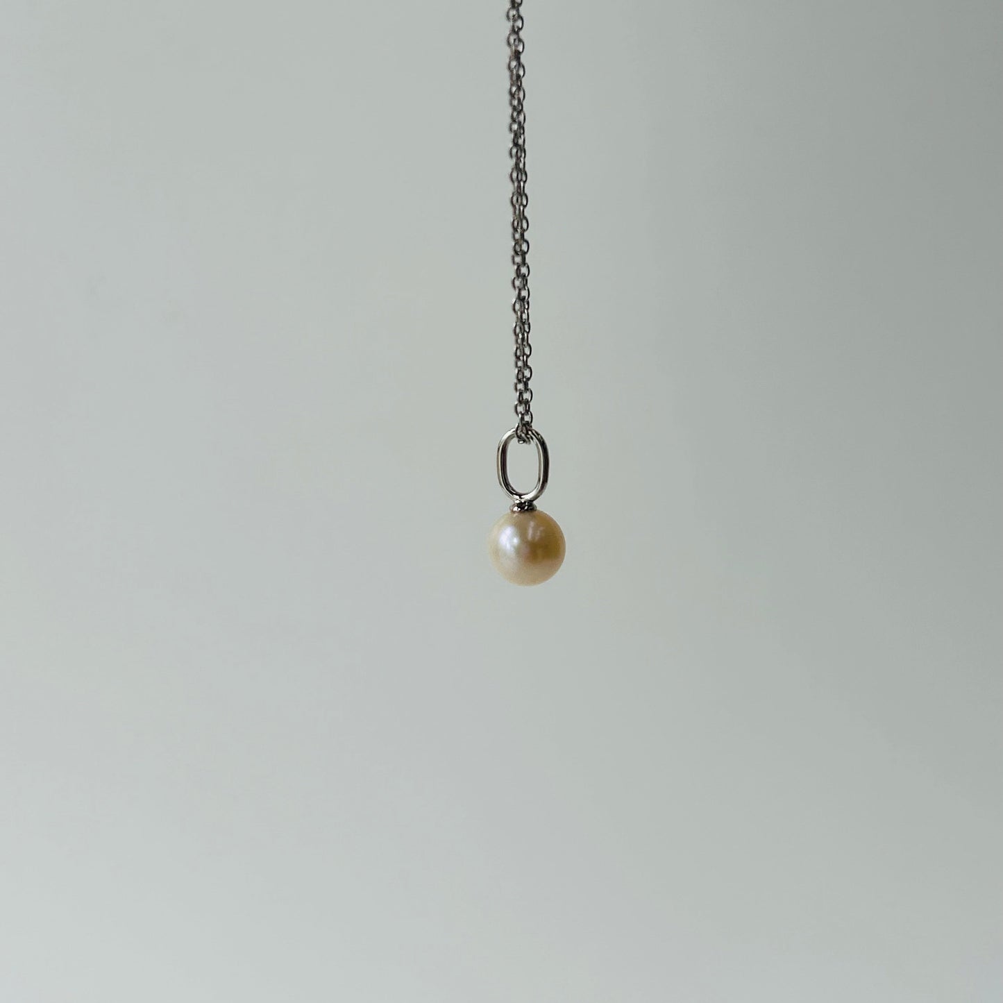 Fresh Water Pearl Necklace - Silver