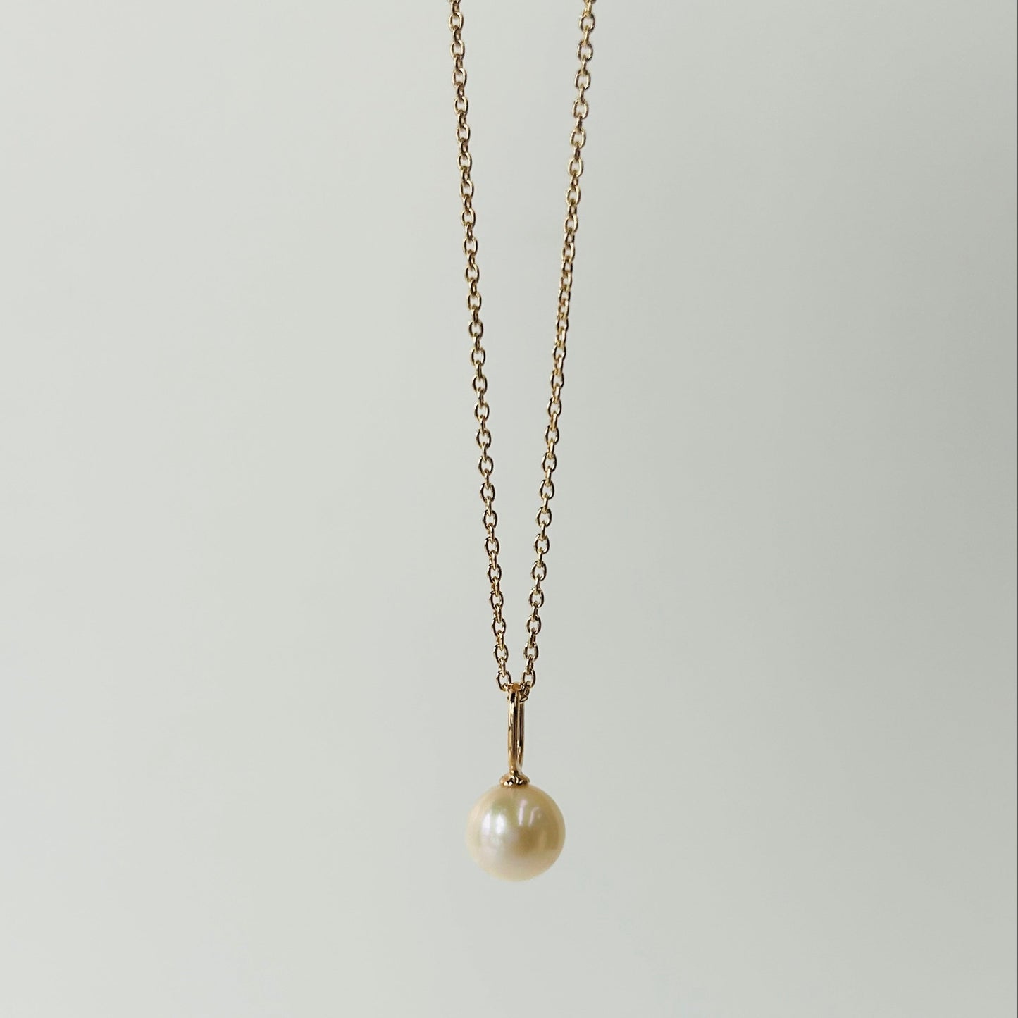 Fresh Water Pearl Necklace - Gold