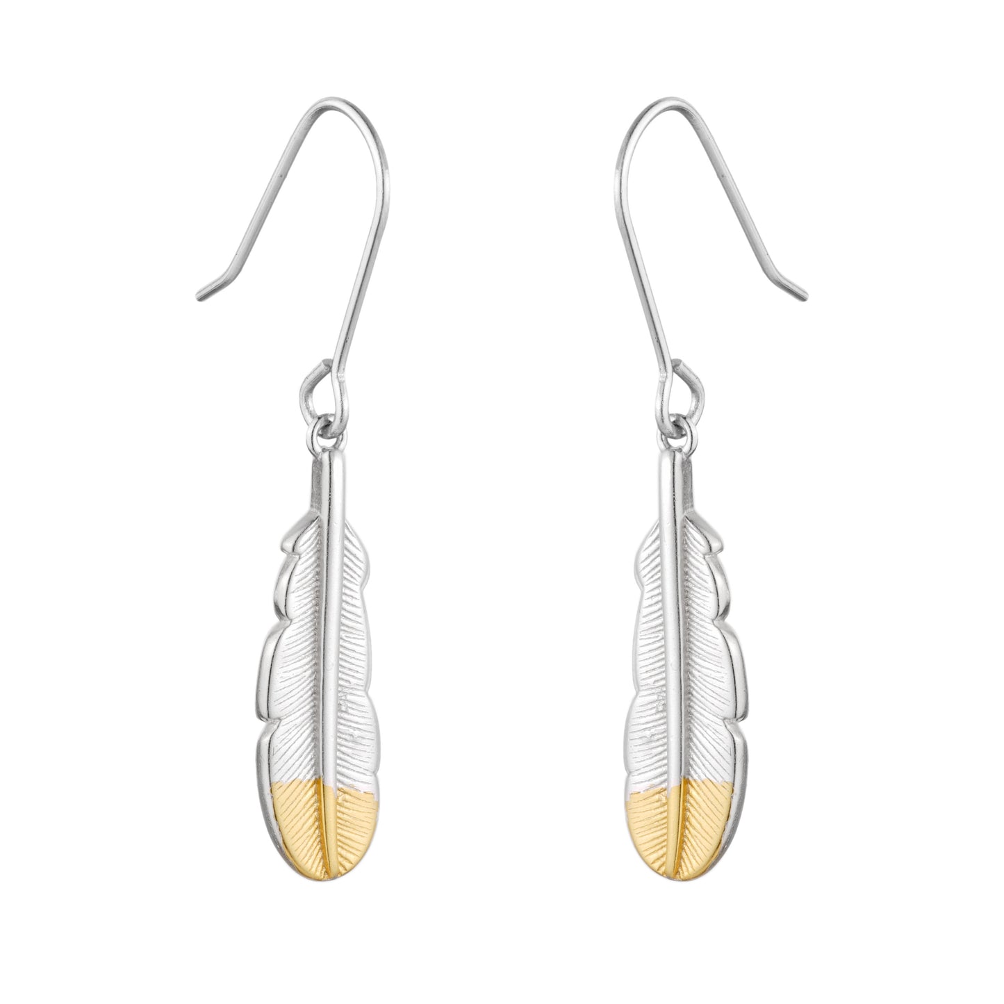 Huia Feather Pendant Earrings