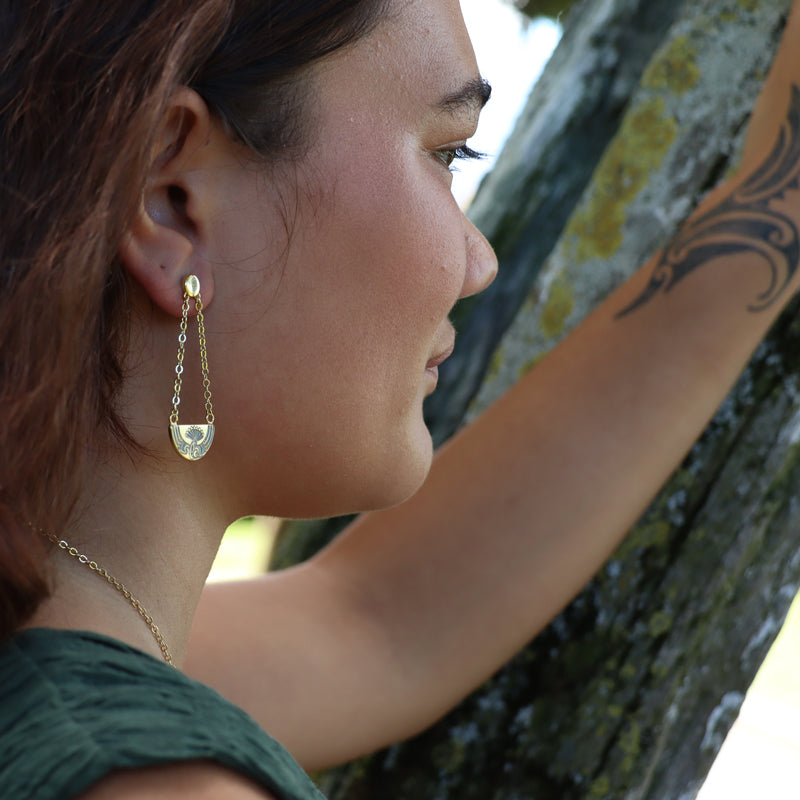 Huia Breastplate Earrings