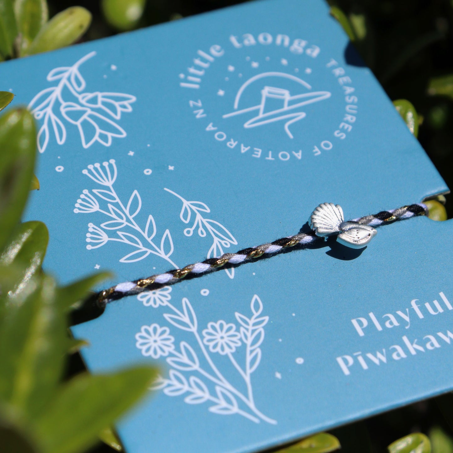 Playful Pīwakawaka Rope Bracelet