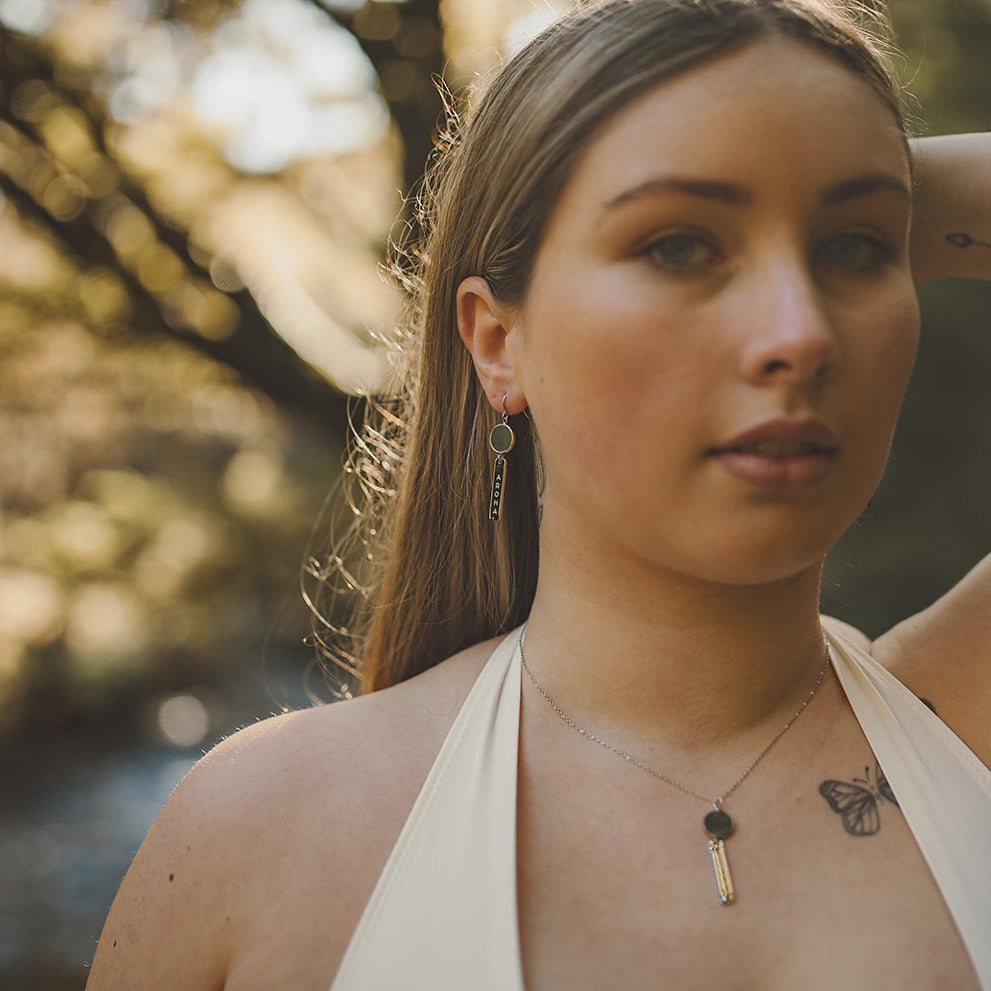 Pounamu Aroha Earrings