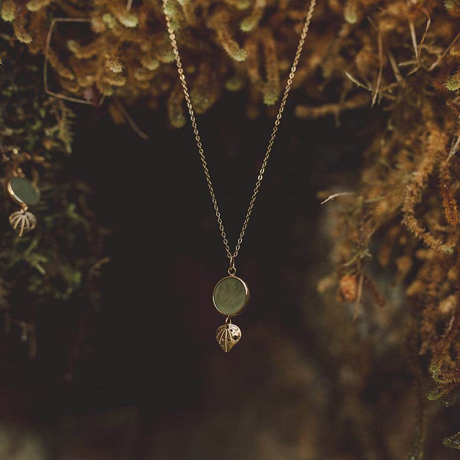 Pounamu Kawakawa Necklace