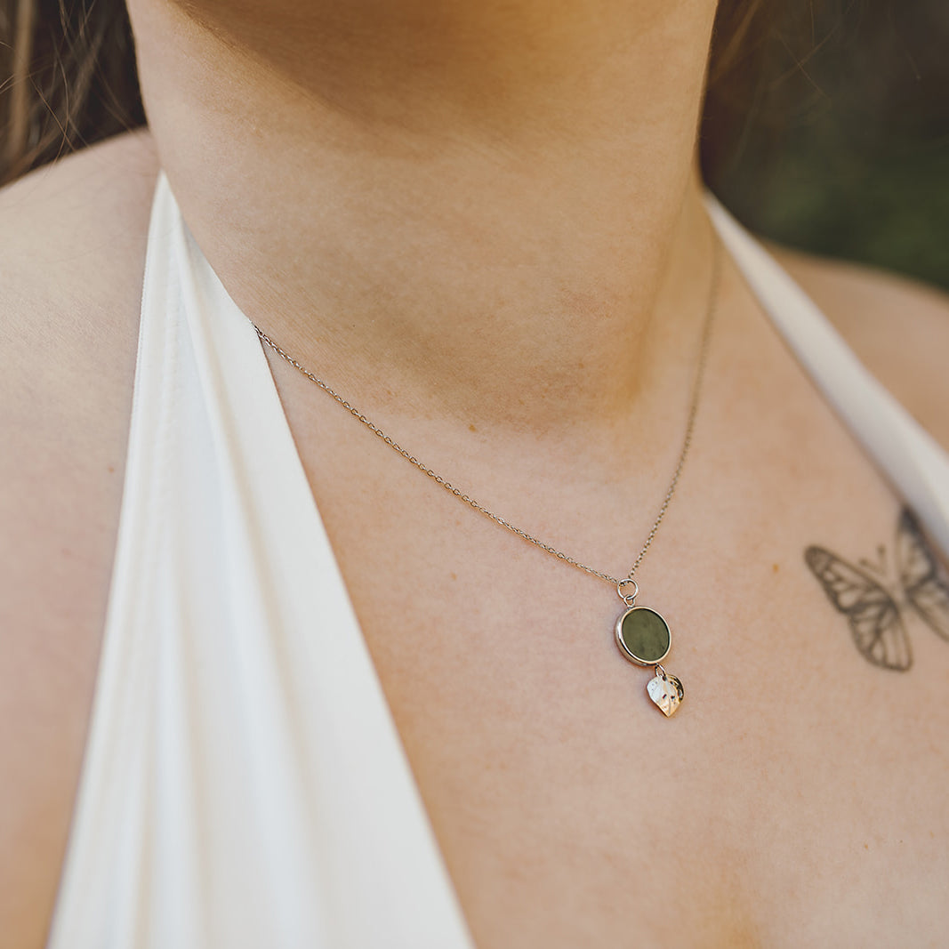 Pounamu Kawakawa Necklace
