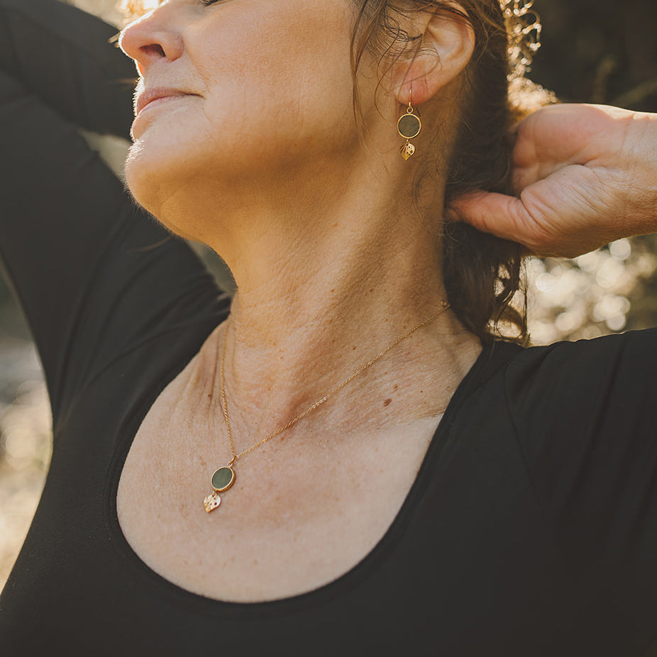 Pounamu Kawakawa Necklace
