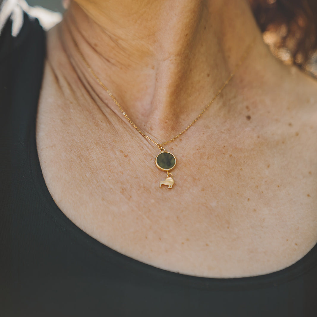 Pounamu Kiwi Necklace