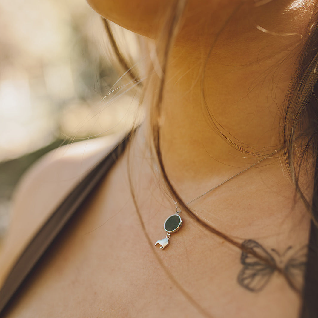 Pounamu Kiwi Necklace