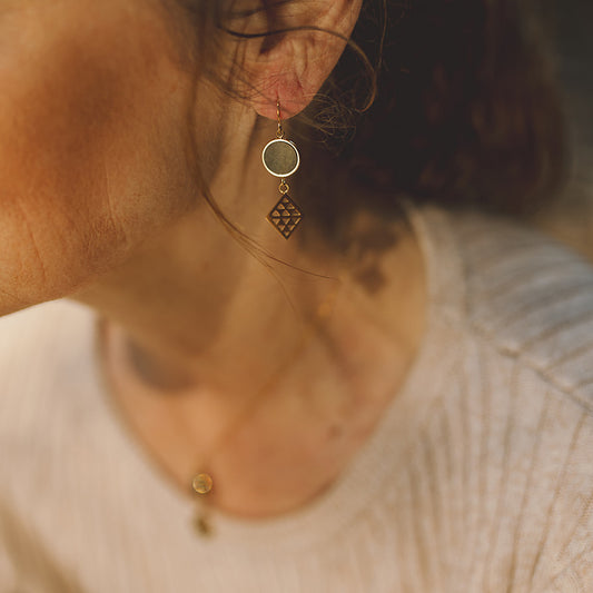 Pounamu Niho Earrings