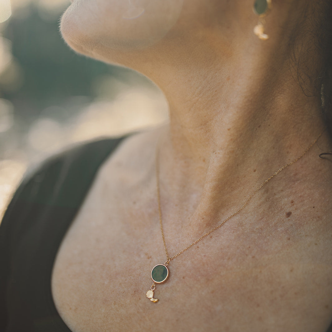 Pounamu Piwakawaka Necklace
