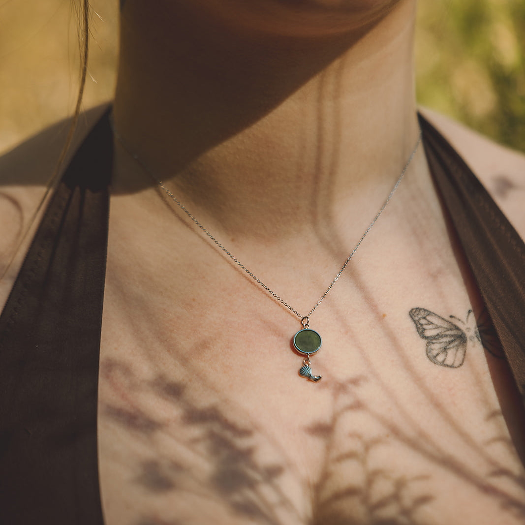 Pounamu Piwakawaka Necklace