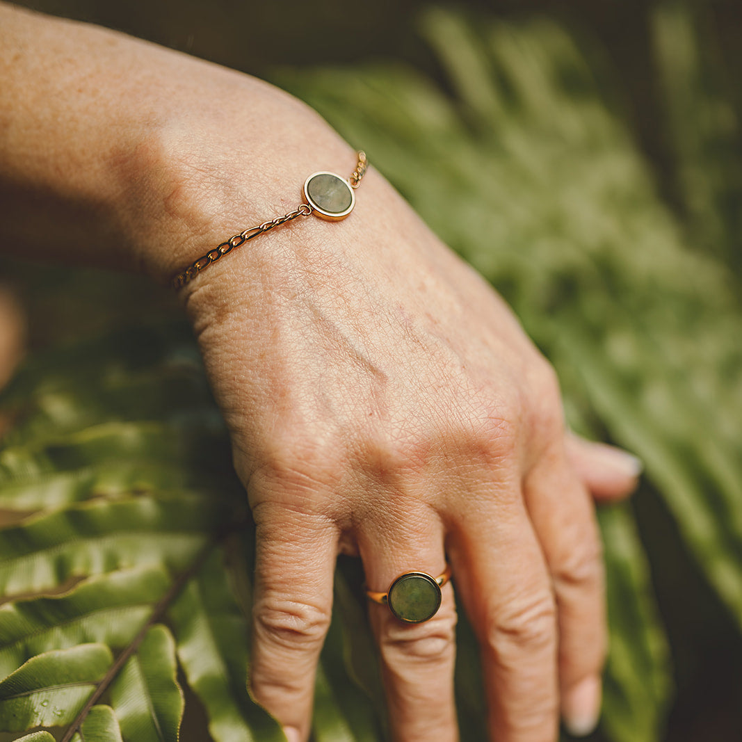 Pounamu Round Disc