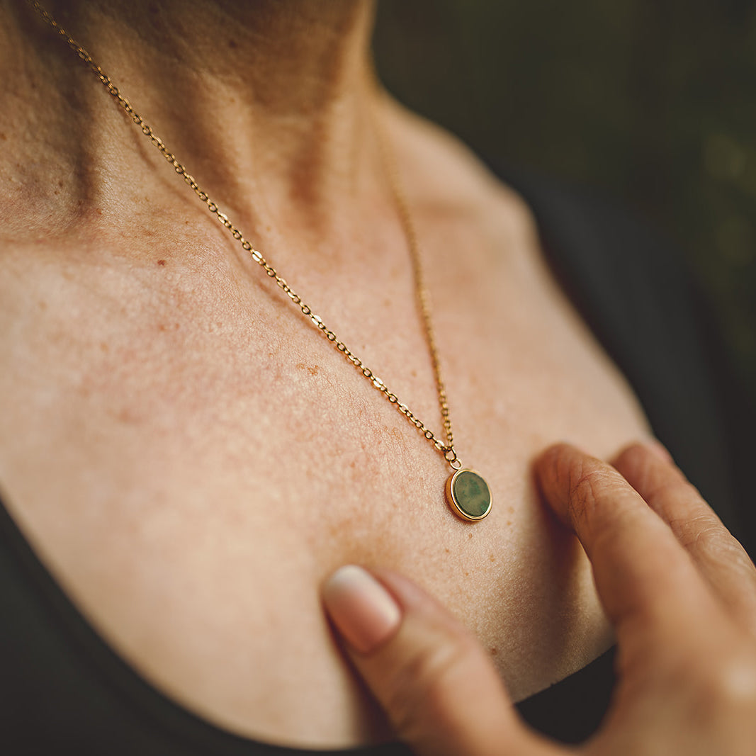 Pounamu Round Disc