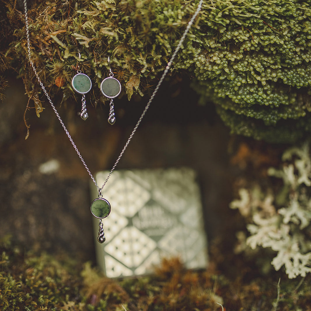 Pounamu Triple Twist Earrings