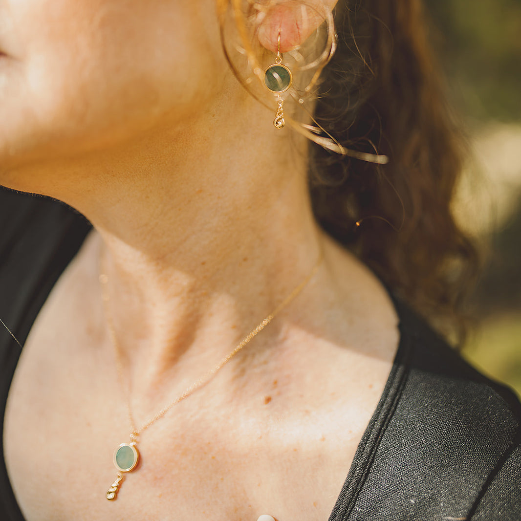 Pounamu Triple Twist Earrings