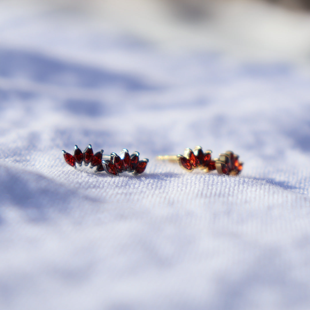 Pōhutukawa Gem Studs