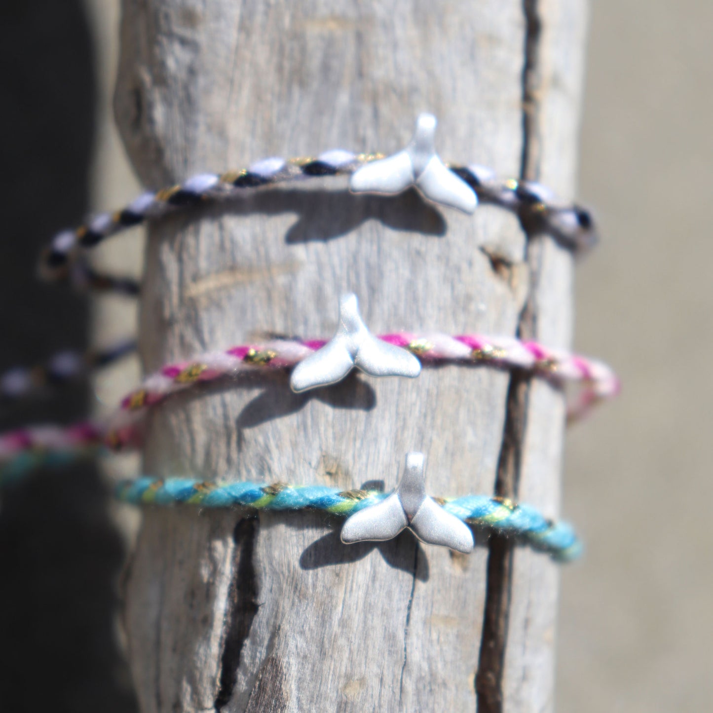 Strength Whale Fluke Rope Bracelet