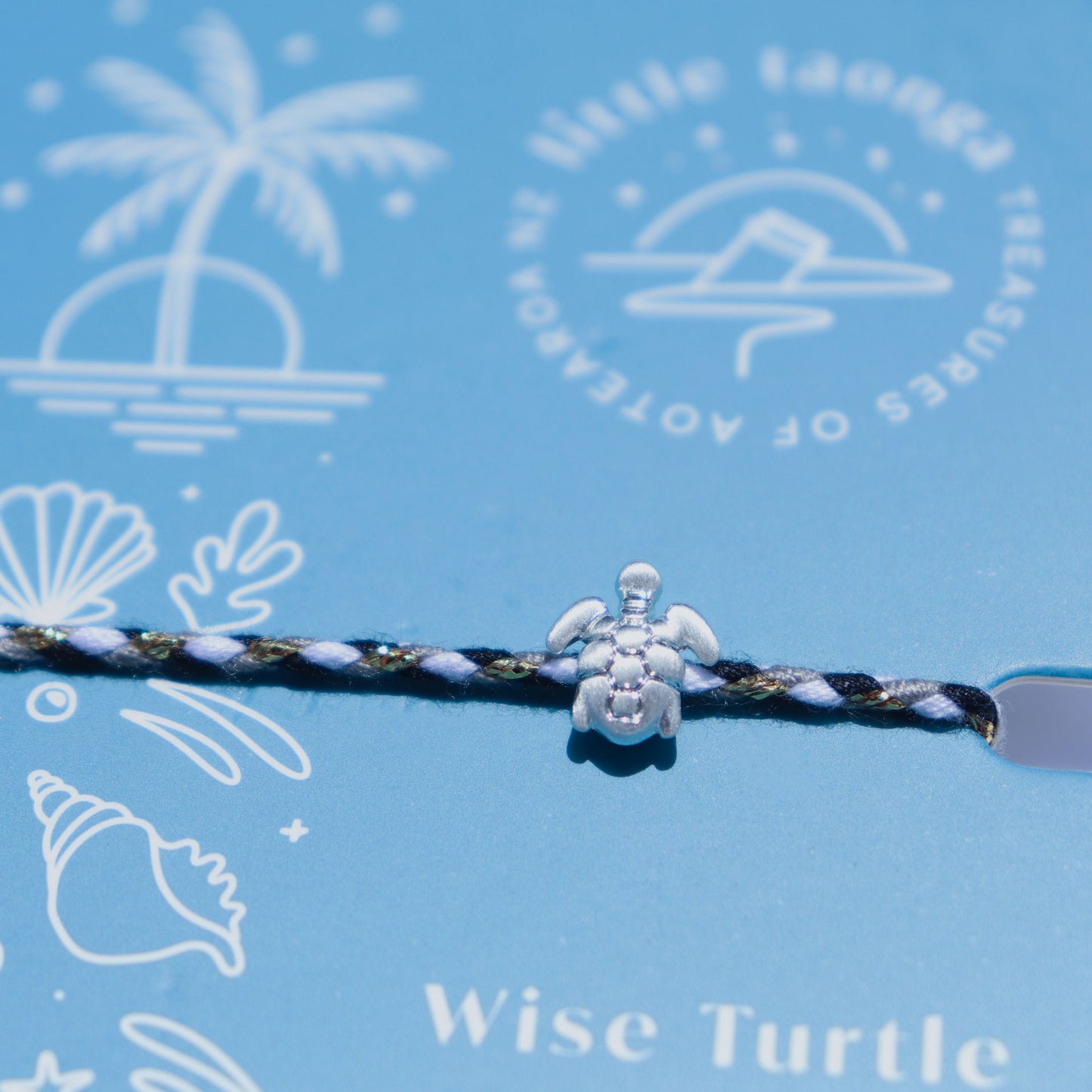Wise Turtle Rope Bracelet