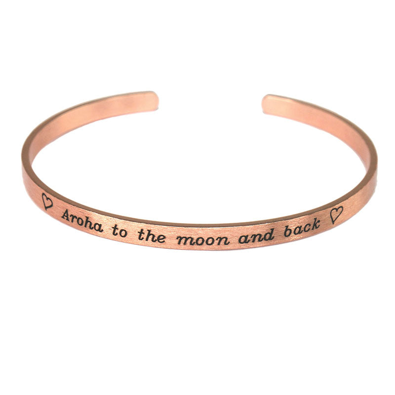 Aroha to the moon and back bracelet