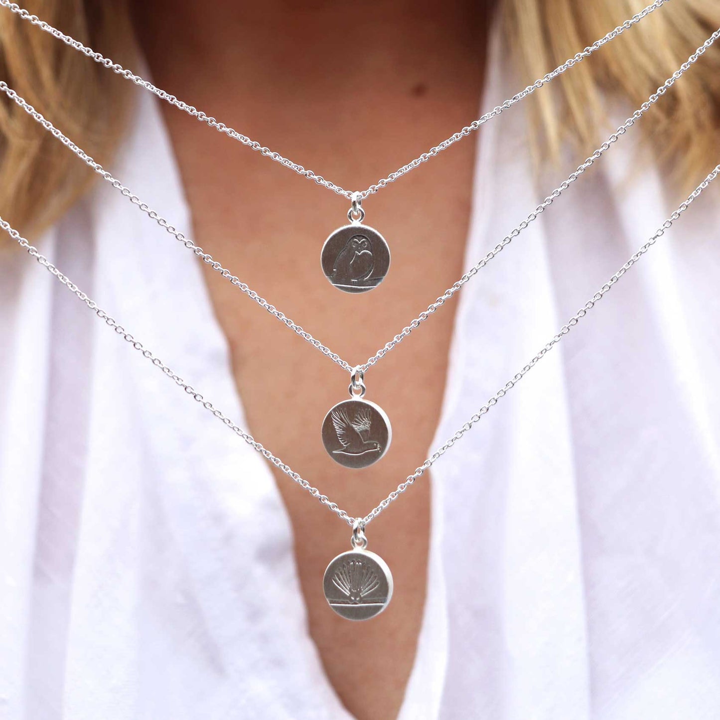 Rascally Ruru Silver Necklace