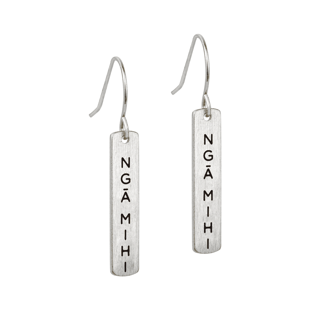 Ngā mihi – Thank you – Earrings
